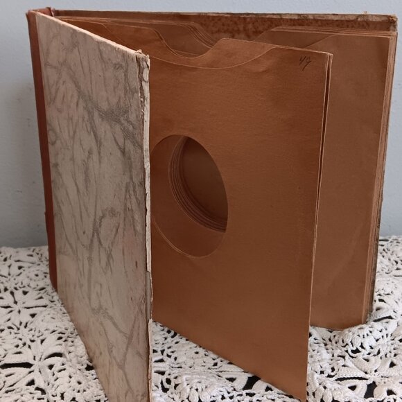 Vintage 1950's 78RPM Binder - Holds 9 Shellac 78RPM - Picture 2 of 2